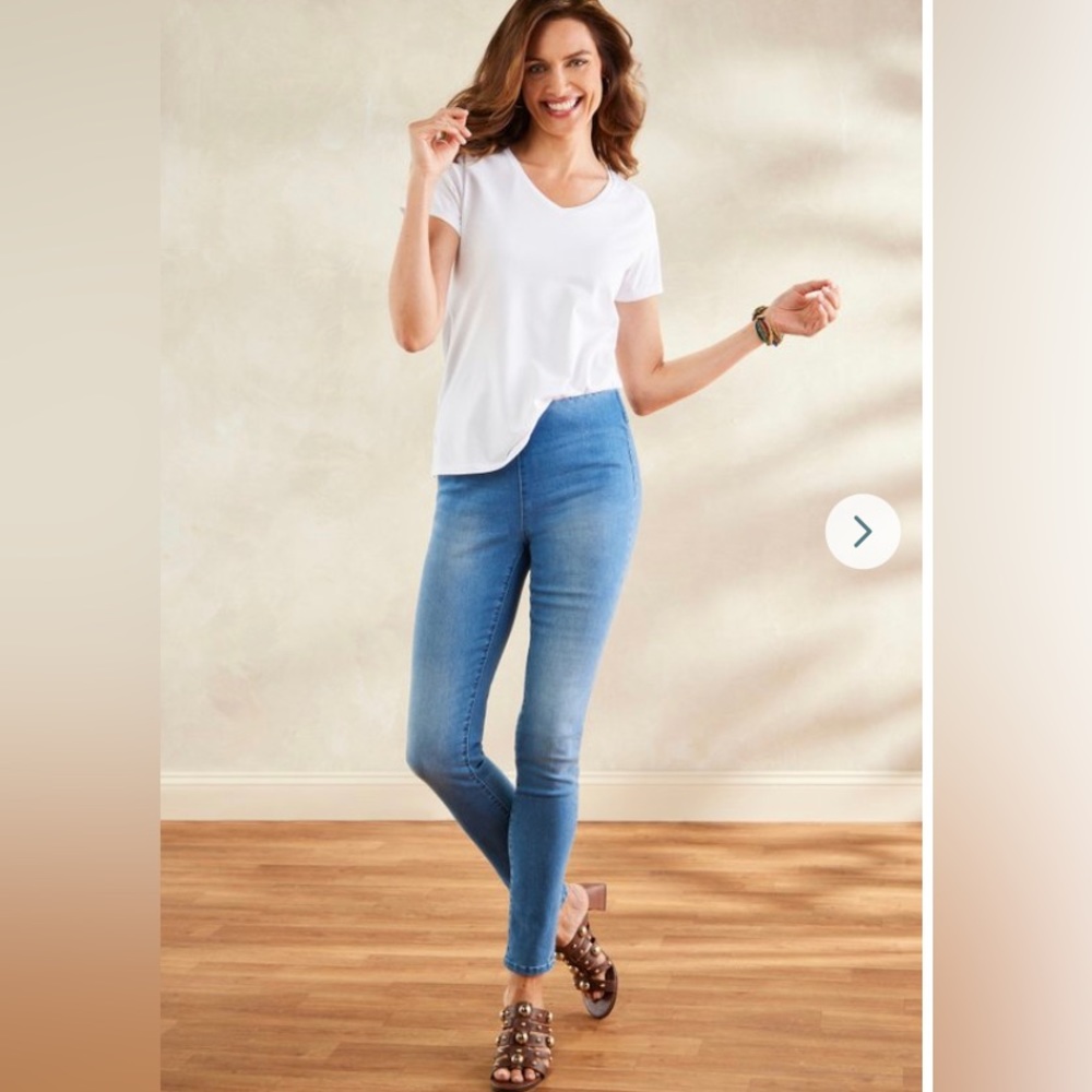 Soft surrounding extremely soft pull on skinny Jean